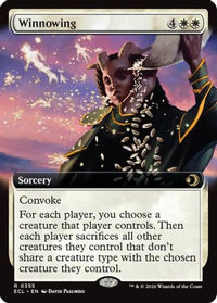 Winnowing (Extended Art) -  (ECL-355) - Lorwyn Eclipsed