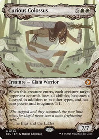 Curious Colossus (Showcase) -  (ECL-298) - Lorwyn Eclipsed