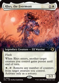 Rhys, the Evermore (Extended Art) -  (ECL-354) - Lorwyn Eclipsed