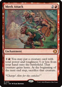 Meek Attack -  Foil (ECL-151) - Lorwyn Eclipsed
