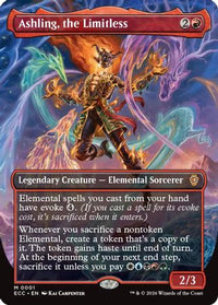 Ashling, the Limitless (Borderless) -  Foil (ECC-001) - Commander: Lorwyn Eclipsed