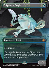 Slippery Bogle (Borderless) -  Foil (SPG-144) - Special Guests