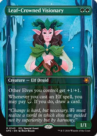 Leaf-Crowned Visionary (Borderless) -  Foil (SPG-140) - Special Guests