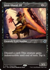 Iron-Shield Elf -  Foil (PPECL-404) - Promo Pack: Lorwyn Eclipsed