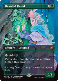Devoted Druid (Borderless) -  (SPG-138) - Special Guests