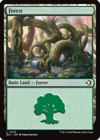 Forest (0273) -  Foil (ECL-273) - Lorwyn Eclipsed