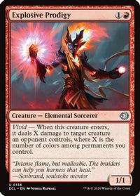 Explosive Prodigy -  Foil (ECL-136) - Lorwyn Eclipsed