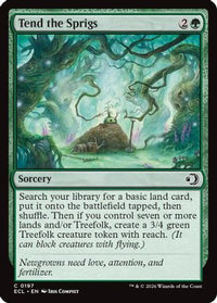 Tend the Sprigs -  Foil (ECL-197) - Lorwyn Eclipsed