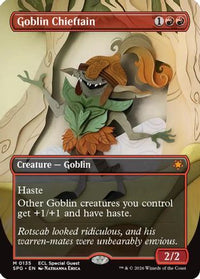 Goblin Chieftain (Borderless) -  Foil (SPG-135) - Special Guests