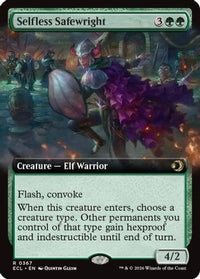 Selfless Safewright (Extended Art) -  Foil (ECL-367) - Lorwyn Eclipsed