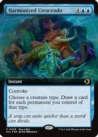 Harmonized Crescendo (Extended Art) -  Foil (BABP-408) - Buy-A-Box Promos
