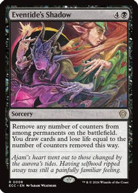 Eventide's Shadow -  (ECC-008) - Commander: Lorwyn Eclipsed