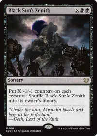 Black Sun's Zenith -  (ECC-071) - Commander: Lorwyn Eclipsed
