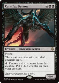 Carnifex Demon -  (ECC-072) - Commander: Lorwyn Eclipsed