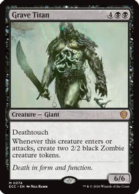 Grave Titan -  (ECC-074) - Commander: Lorwyn Eclipsed