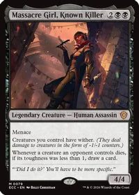 Massacre Girl, Known Killer -  (ECC-079) - Commander: Lorwyn Eclipsed