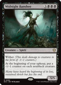 Midnight Banshee -  (ECC-080) - Commander: Lorwyn Eclipsed