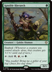 Ignoble Hierarch -  (ECC-052) - Commander: Lorwyn Eclipsed