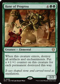 Bane of Progress -  (ECC-099) - Commander: Lorwyn Eclipsed