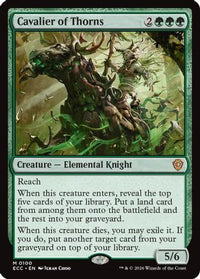 Cavalier of Thorns -  (ECC-100) - Commander: Lorwyn Eclipsed