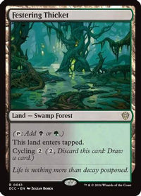 Festering Thicket -  (ECC-061) - Commander: Lorwyn Eclipsed