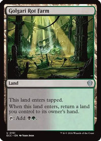 Golgari Rot Farm -  (ECC-151) - Commander: Lorwyn Eclipsed