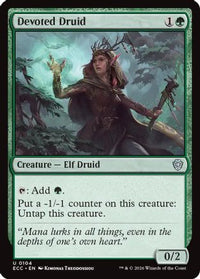 Devoted Druid -  (ECC-104) - Commander: Lorwyn Eclipsed