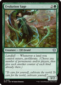 Evolution Sage -  (ECC-105) - Commander: Lorwyn Eclipsed