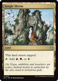Jungle Shrine -  (ECC-154) - Commander: Lorwyn Eclipsed