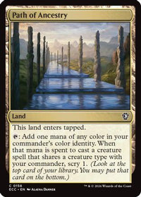 Path of Ancestry -  (ECC-158) - Commander: Lorwyn Eclipsed