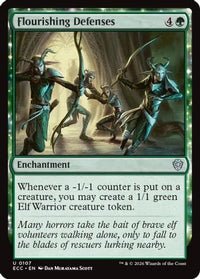 Flourishing Defenses -  (ECC-107) - Commander: Lorwyn Eclipsed