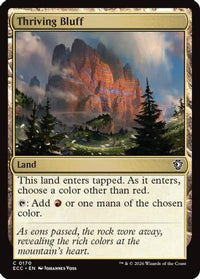 Thriving Bluff -  (ECC-170) - Commander: Lorwyn Eclipsed