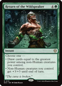 Return of the Wildspeaker -  (ECC-115) - Commander: Lorwyn Eclipsed