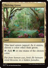 Thriving Grove -  (ECC-171) - Commander: Lorwyn Eclipsed