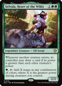 Selvala, Heart of the Wilds -  (ECC-116) - Commander: Lorwyn Eclipsed