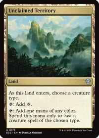 Unclaimed Territory -  (ECC-175) - Commander: Lorwyn Eclipsed