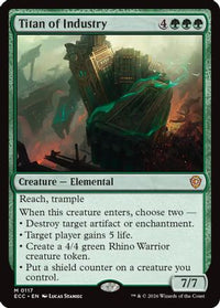 Titan of Industry -  (ECC-117) - Commander: Lorwyn Eclipsed
