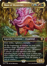 Mass of Mysteries (Borderless) -  (ECC-003) - Commander: Lorwyn Eclipsed