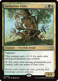 Faeburrow Elder -  (ECC-053) - Commander: Lorwyn Eclipsed
