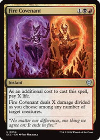 Fire Covenant -  (ECC-054) - Commander: Lorwyn Eclipsed