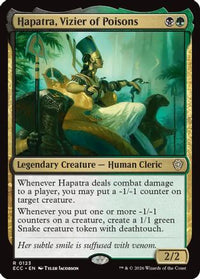 Hapatra, Vizier of Poisons -  (ECC-123) - Commander: Lorwyn Eclipsed