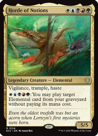 Horde of Notions -  (ECC-124) - Commander: Lorwyn Eclipsed