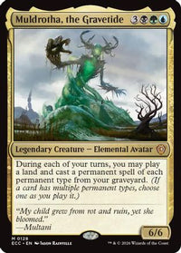 Muldrotha, the Gravetide -  (ECC-128) - Commander: Lorwyn Eclipsed