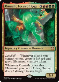 Omnath, Locus of Rage -  (ECC-129) - Commander: Lorwyn Eclipsed