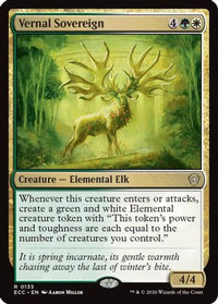 Vernal Sovereign -  (ECC-135) - Commander: Lorwyn Eclipsed