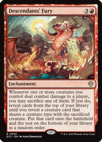 Descendants' Fury -  (ECC-093) - Commander: Lorwyn Eclipsed