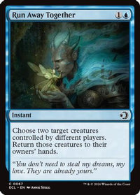 Run Away Together -  Foil (ECL-067) - Lorwyn Eclipsed