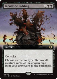Bloodline Bidding (Extended Art) -  Foil (ECL-359) - Lorwyn Eclipsed