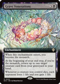 Grave Venerations (Extended Art) -  (ECC-029) - Commander: Lorwyn Eclipsed