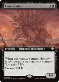Lamentation (Extended Art) -  (ECC-030) - Commander: Lorwyn Eclipsed